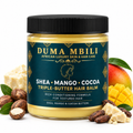 Product photo: Shea • Mango • Cocoa Triple-Butter Hair Balm | GC Crown Ritual