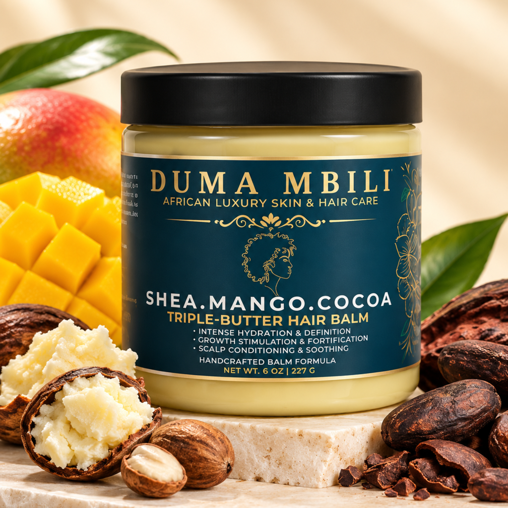 Shea • Mango • Cocoa Triple-Butter Hair Balm | GC Crown Ritual™