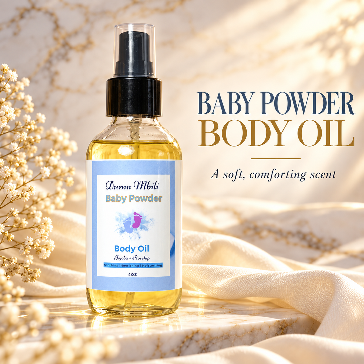 Baby Powder Body Oil | GC Retreat Edit™