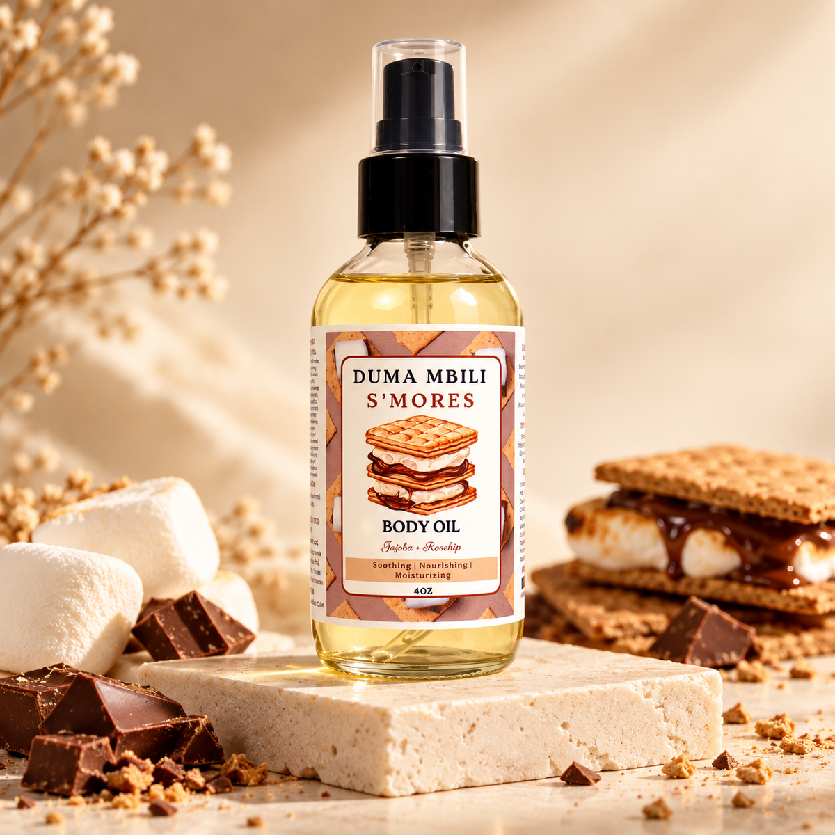 The Gift Lab™ S'mores Body Oil | Gym Chemistry product photo
