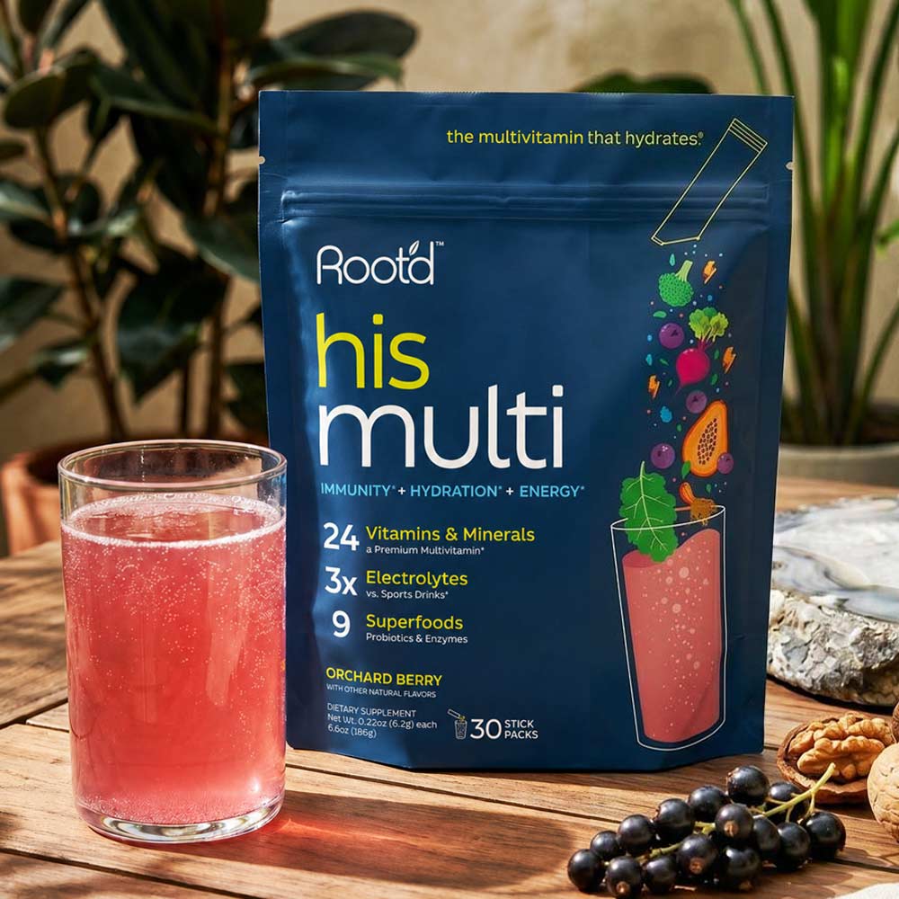 Gym Chemistry Daily Wellness™ Root’d His Multi Drink Mix
