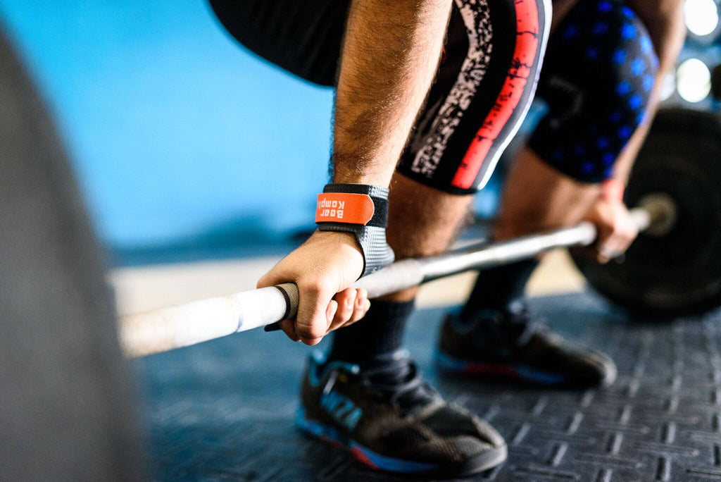 Gym Chemistry Lift Support™ Bear KompleX Knee Sleeves — Stars & Stripes