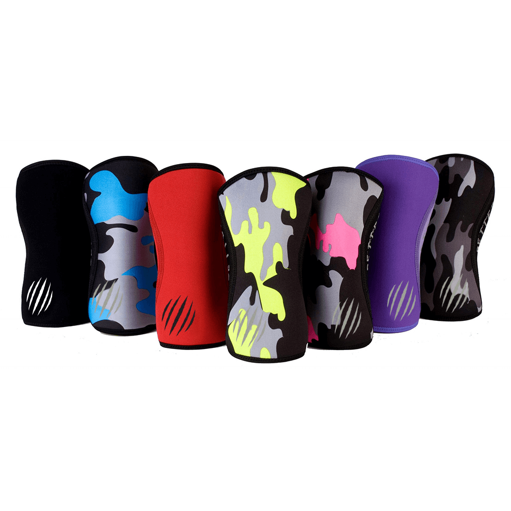 Gym Chemistry Lift Support™ Bear KompleX Knee Sleeves — Stars & Stripes