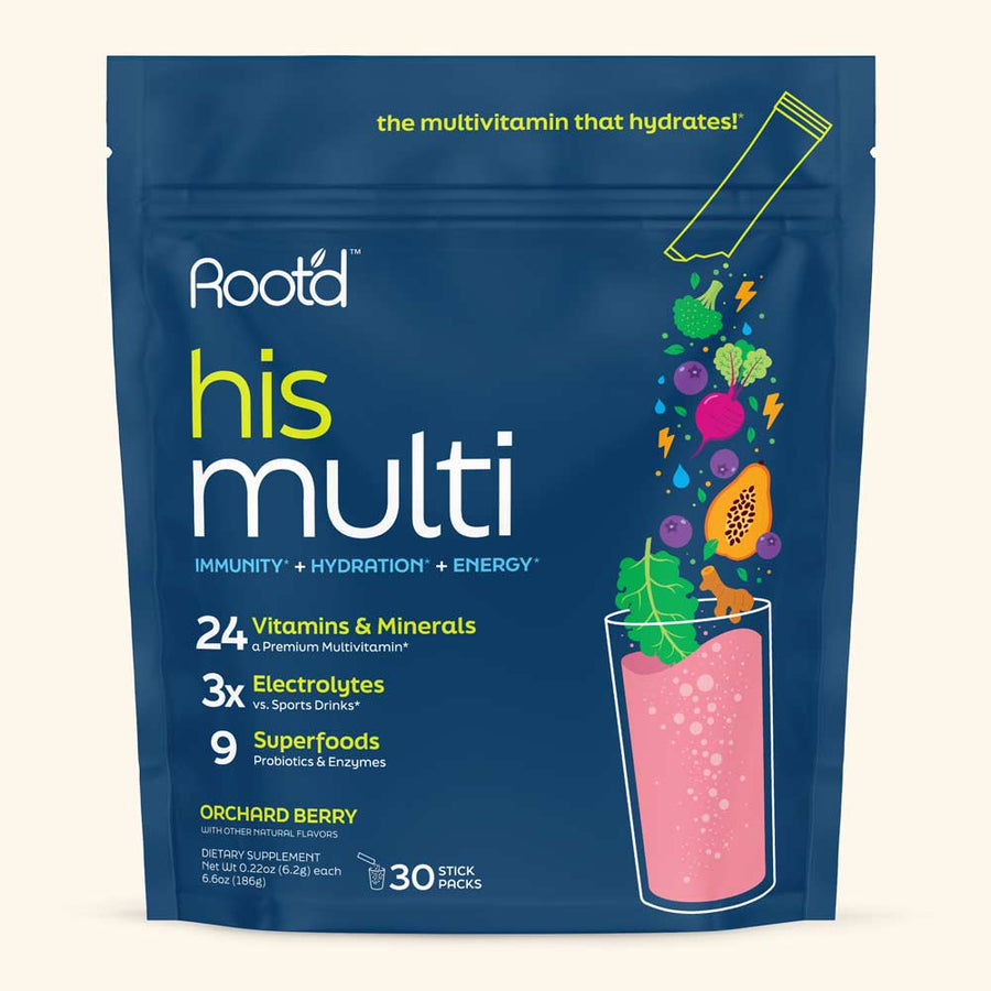Gym Chemistry Daily Wellness™ Root’d His Multi Drink Mix