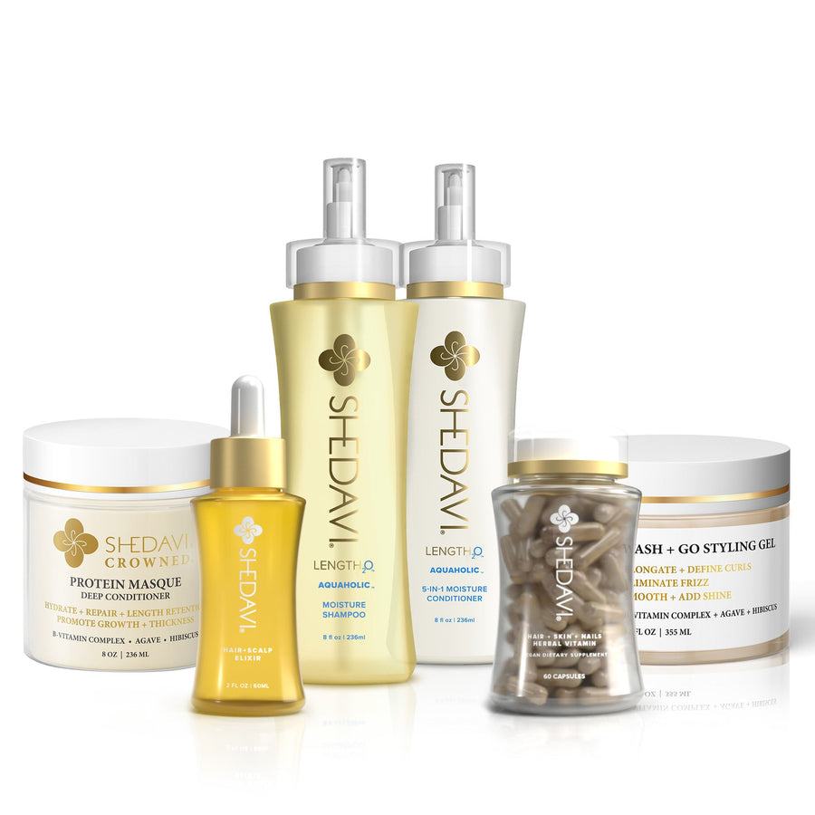 After Gym Retreat™ Shedavi Grow + Hydrate + Style Set