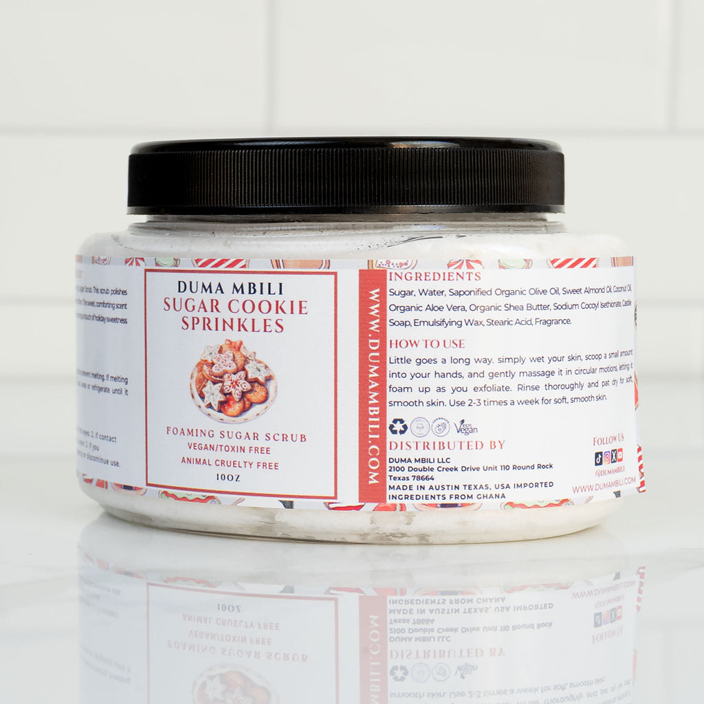Sugar Cookie Foaming Sugar Scrub | GC Gift Lab™