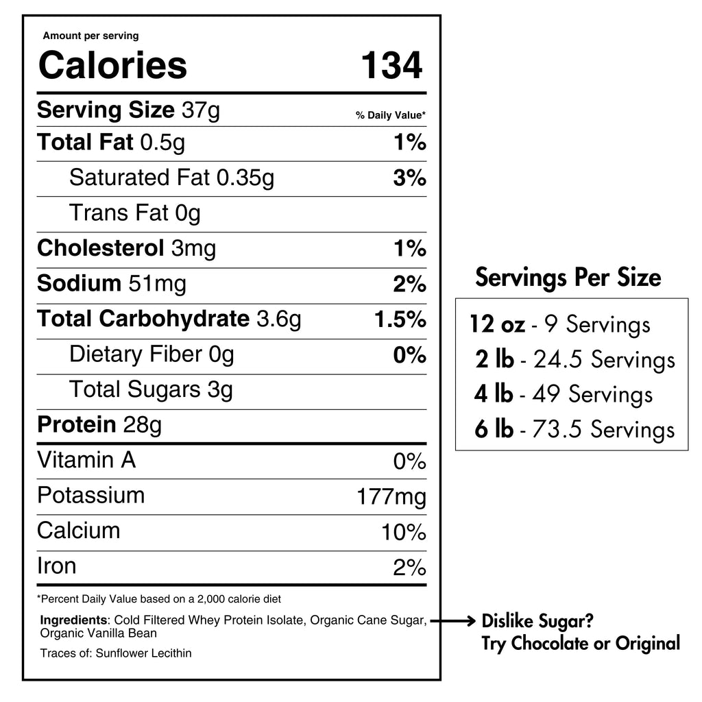 Gym Chemistry Health Lab™ Organic Vanilla Whey Isolate — product image 2