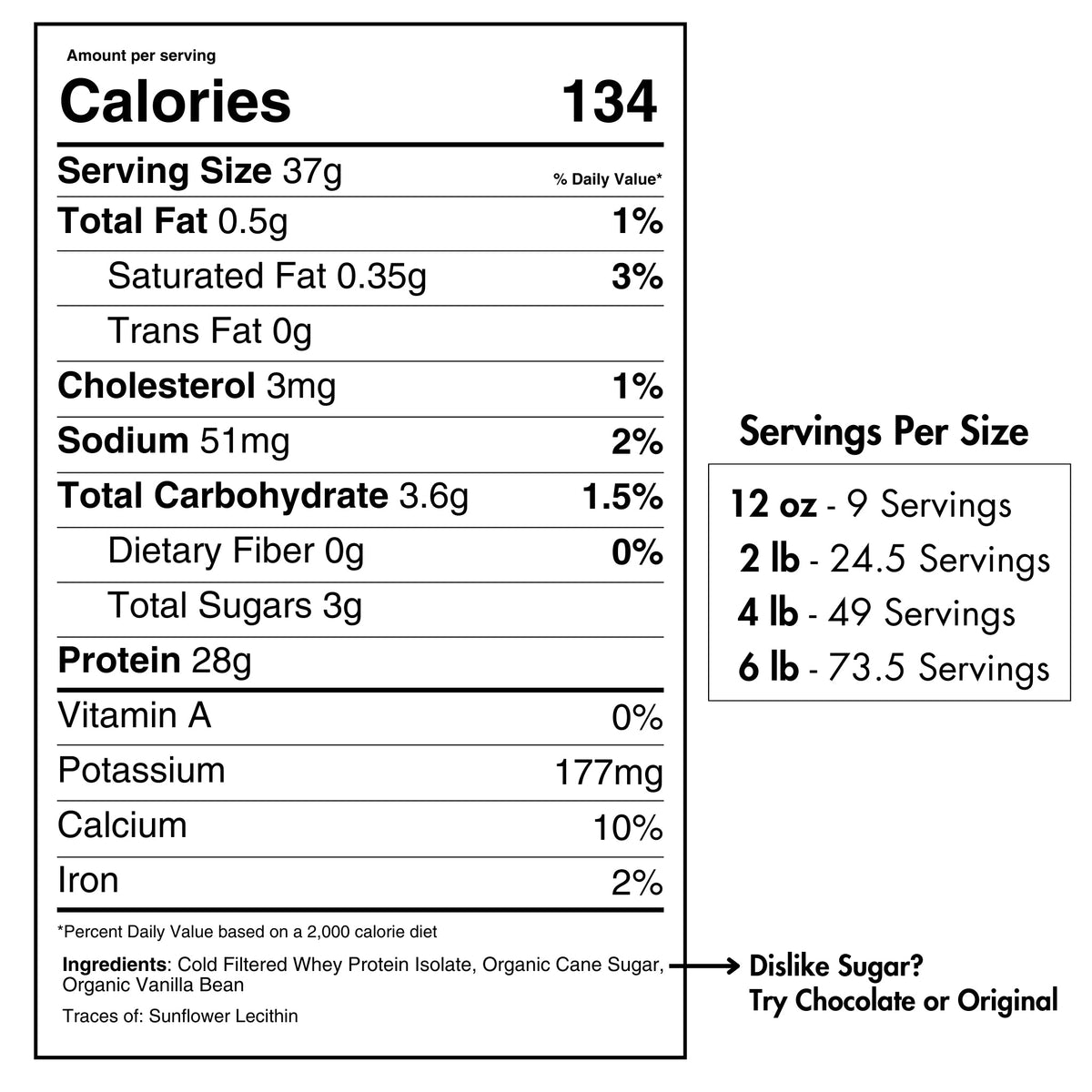 Gym Chemistry Health Lab™ Organic Vanilla Whey Isolate — product image 2