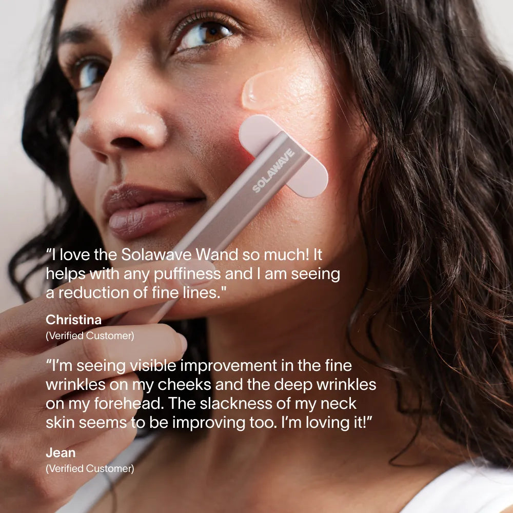4-in-1 Red Light Therapy Wand & Activating Serum Kit | GC Retreat Edit™