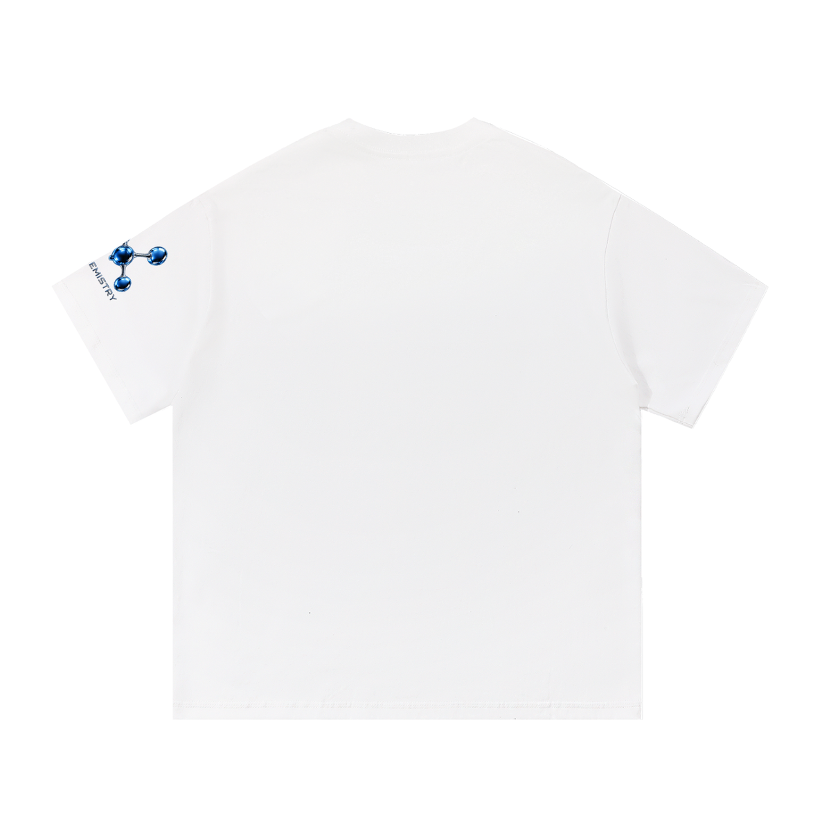 A Vibe™ Science Statement Graphic Oversized Cotton Tee — White