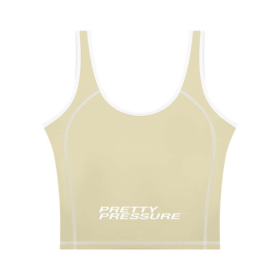 PRETTY PRESSURE™ | Colorblock Sculpt Tank — Sage Green