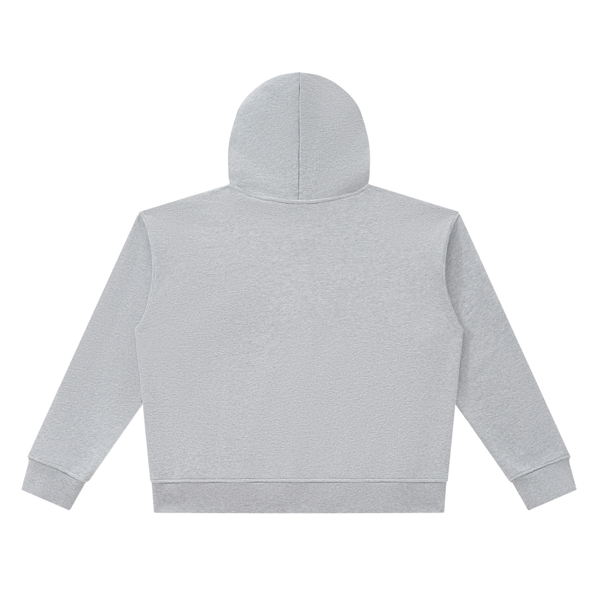 IN THE TRENCHES™ Unisex Heavyweight Full Zip Boxy Hoodie — Flower Gray