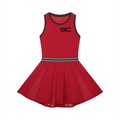 Women's Color Block A-Line Sleeveless Dress