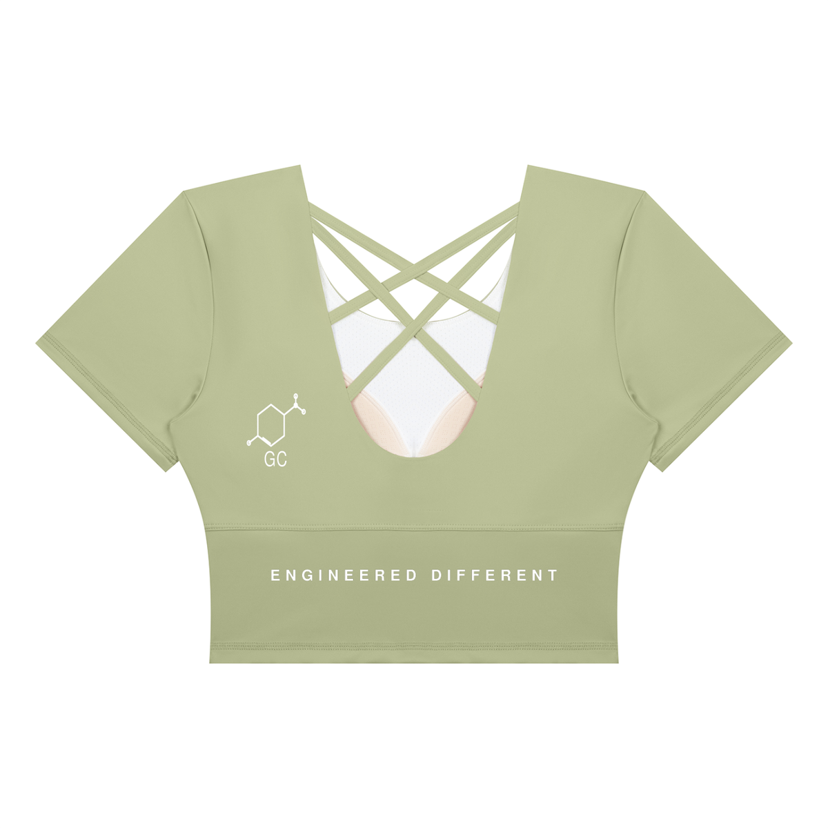 Women's Crop Yoga T-Shirt
