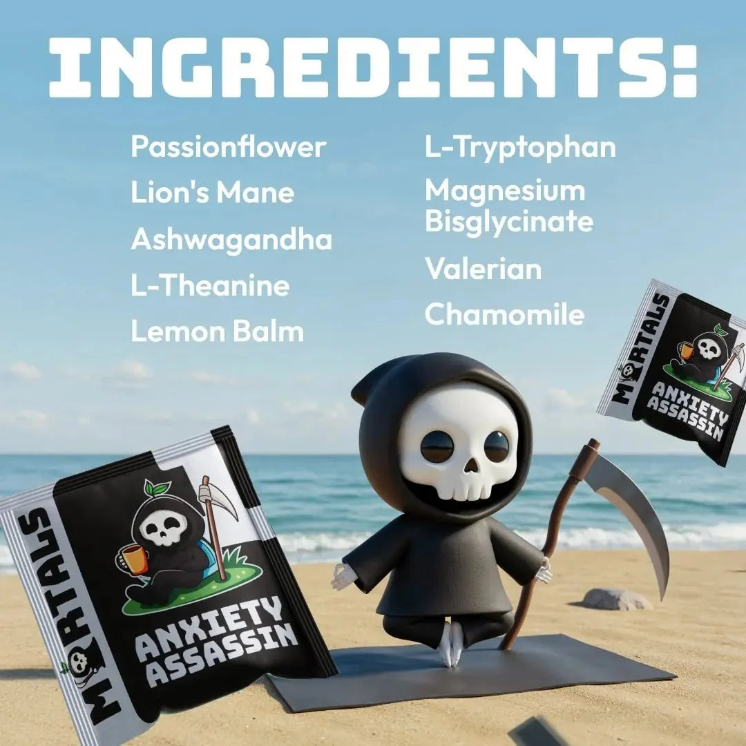 After Gym Retreat™ Mortals Anxiety Assassin — 15 Pouches