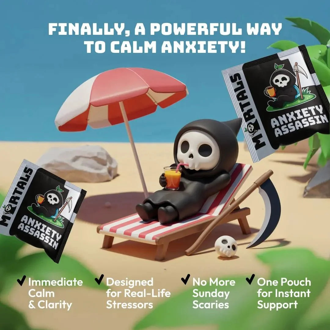 After Gym Retreat™ Mortals Anxiety Assassin — 15 Pouches
