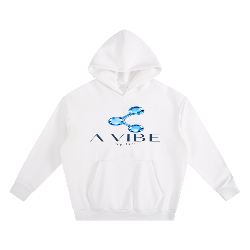 Essential Heavyweight Boxy Fleece Hoodie , White – Gym Chemistry apparel product photo