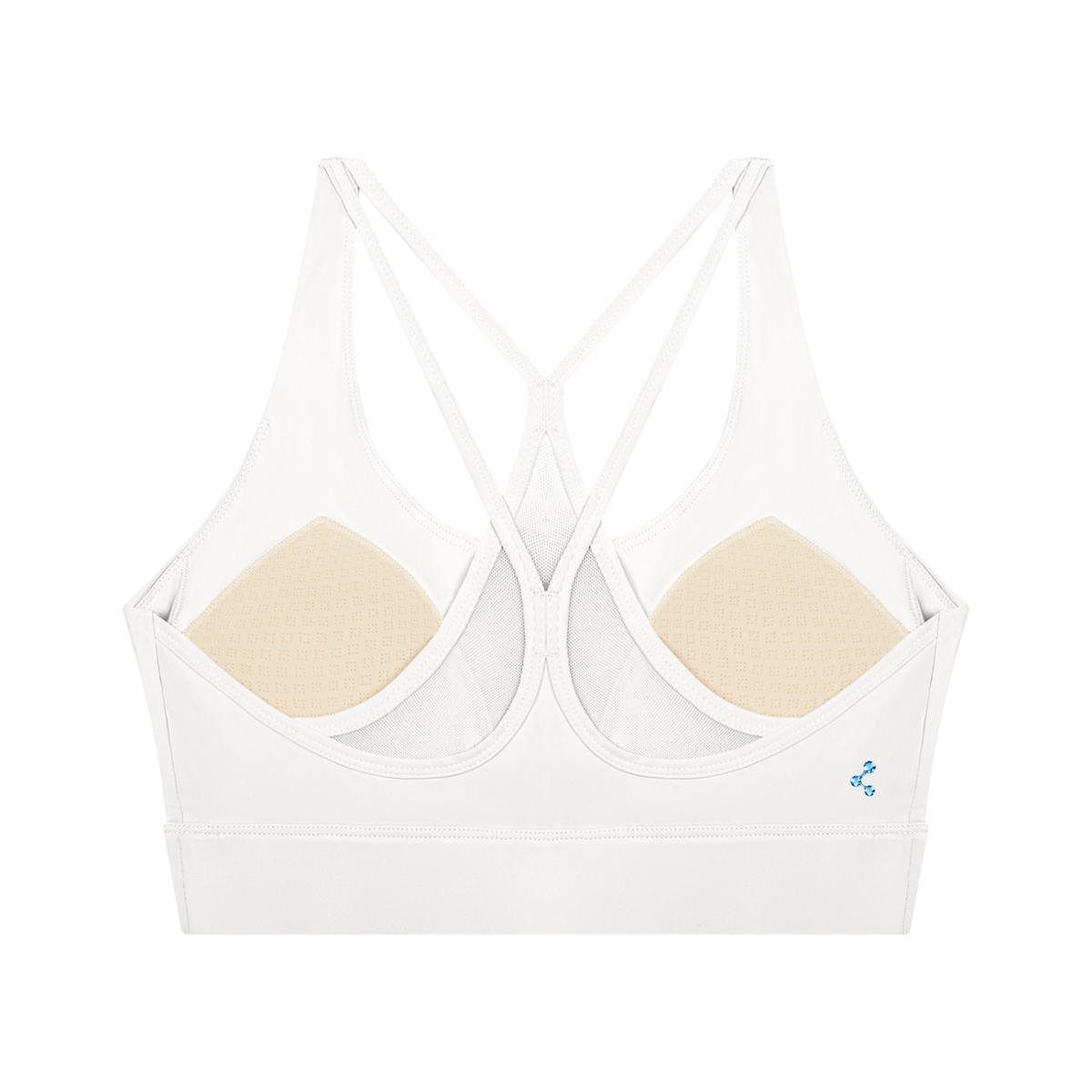A Vibe™ Cropped Yoga Sport Bra — White
