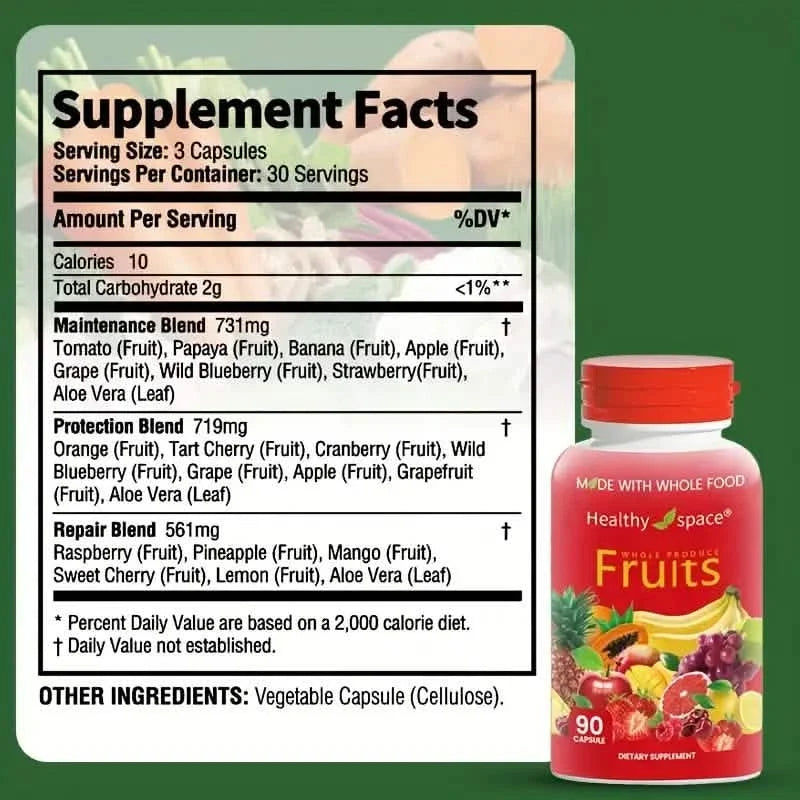 2-Pack: Balance Of Nature Fruit & Vegetables Food Supplement | GC Wellness Edit™