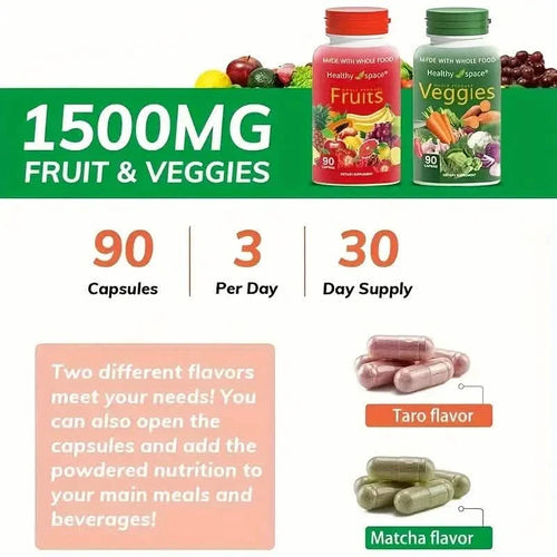2-Pack: Balance Of Nature Fruit & Vegetables Food Supplement | GC Wellness Edit™