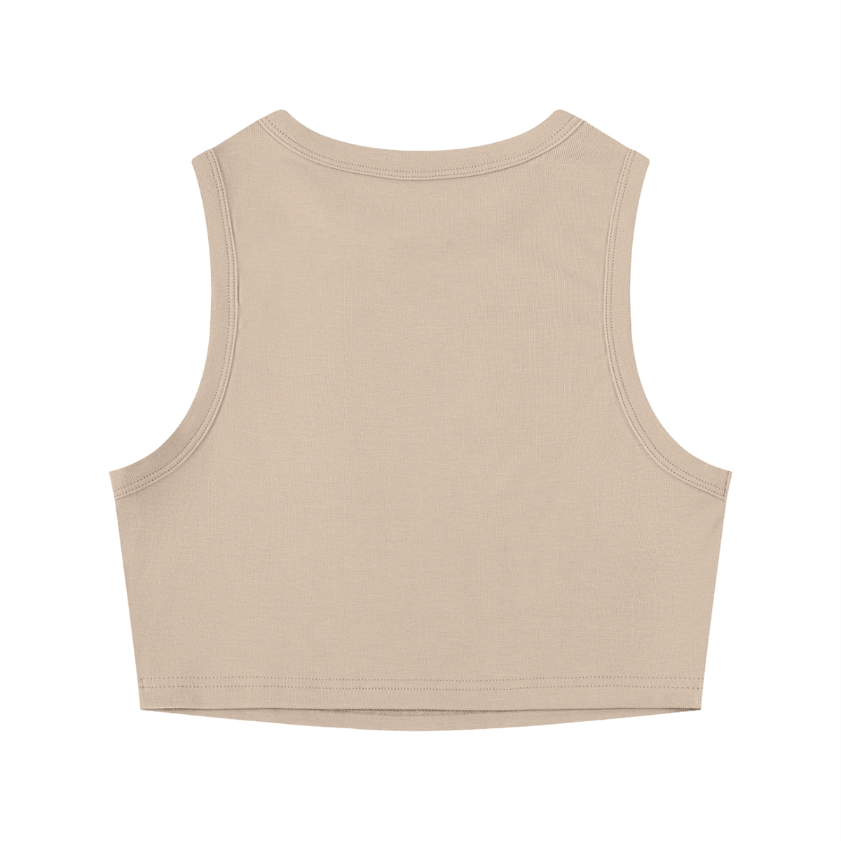Gym Chemistry™ Core Reaction Crop Tank — Khaki — alternate product view 2