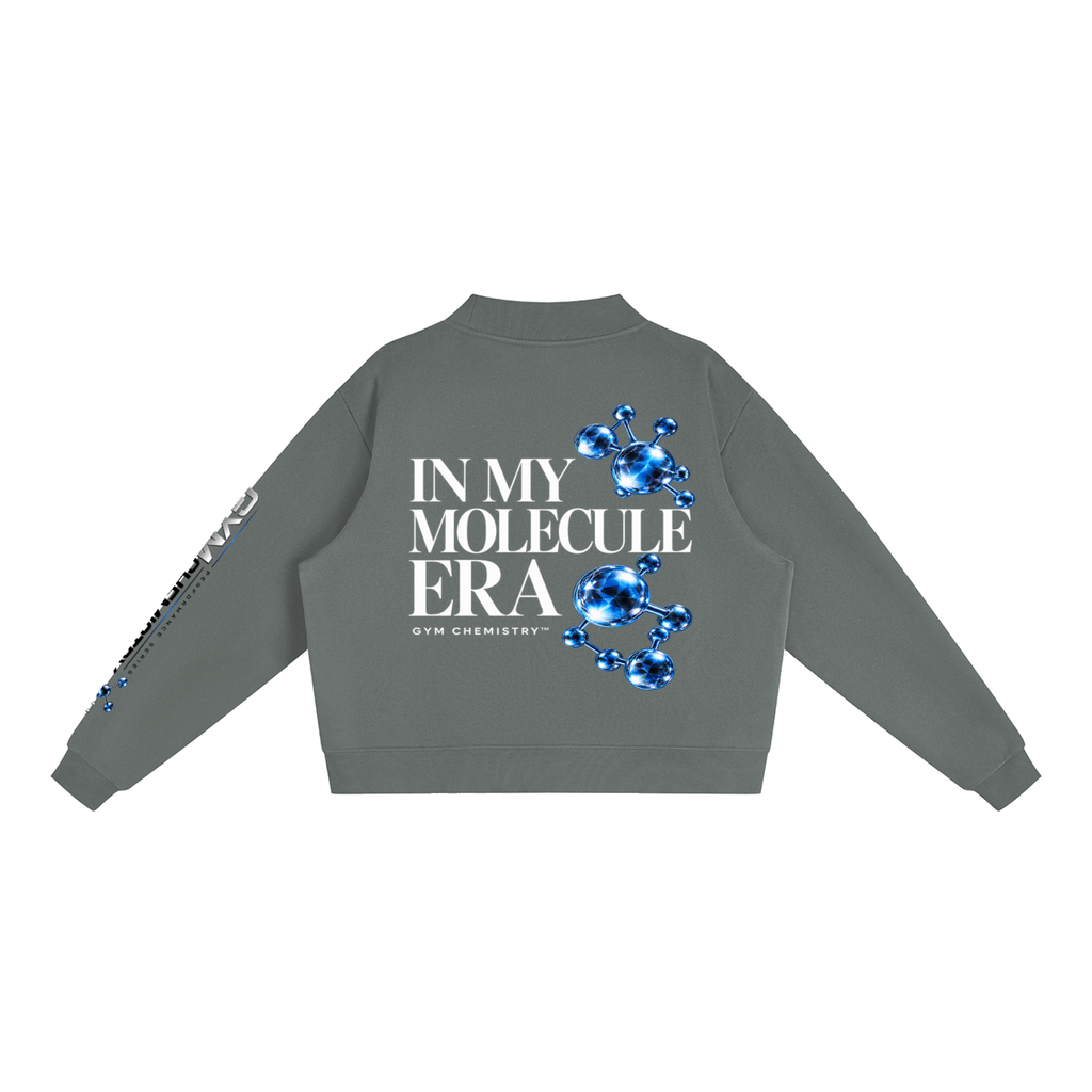 Essential Fleece Mock-Neck Crew Sweatshirt