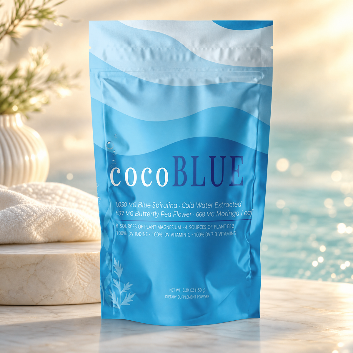 cocoBLUE Anti-Fatigue Cell Fuel & Electrolyte Powder - Add Stur for Flavoring