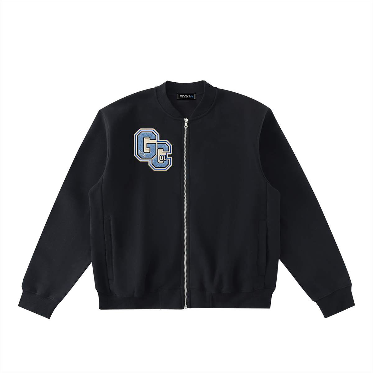 Gym Chemistry™ Essential Zip-Up Fleece Varsity Jacket | Gym Chemistry product photo