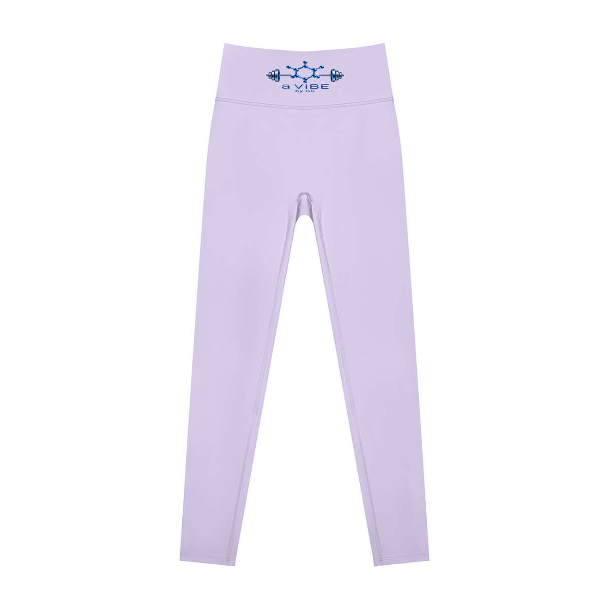 Women’s Lycra High Waisted Yoga Leggings , Purple – Gym Chemistry apparel product photo