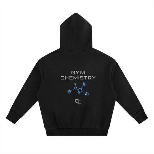 A Vibe™ Heavyweight Boxy Fleece Hoodie — Black