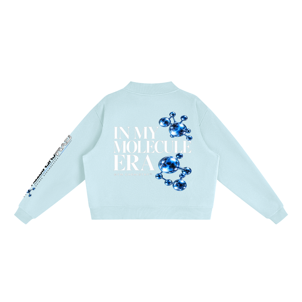 Essential Fleece Mock-Neck Crew Sweatshirt
