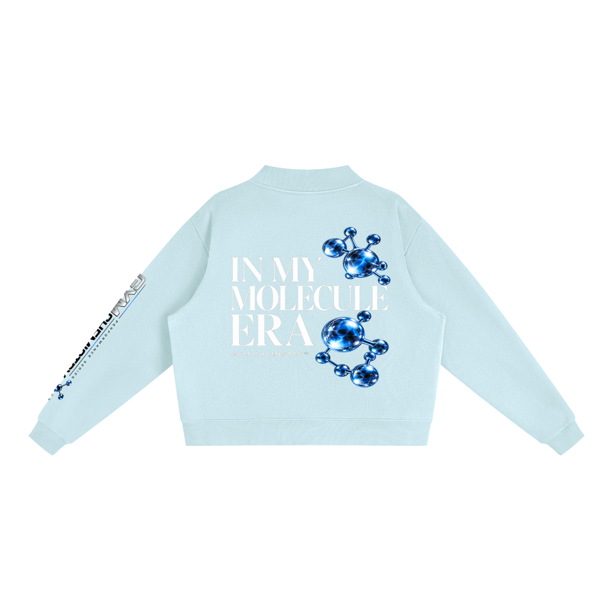 Essential Fleece Mock-Neck Crew Sweatshirt