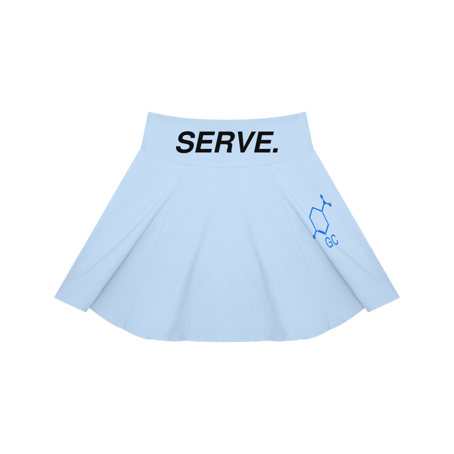 SERVE.™ | Match Point Pleated Skirt — Blue