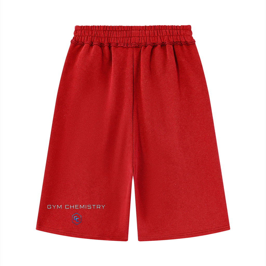Unisex Raw Edge Fleece Shorts