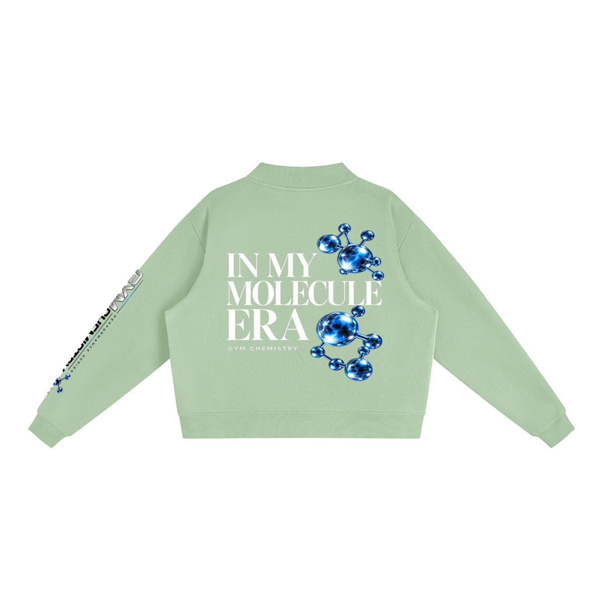 Essential Fleece Mock-Neck Crew Sweatshirt