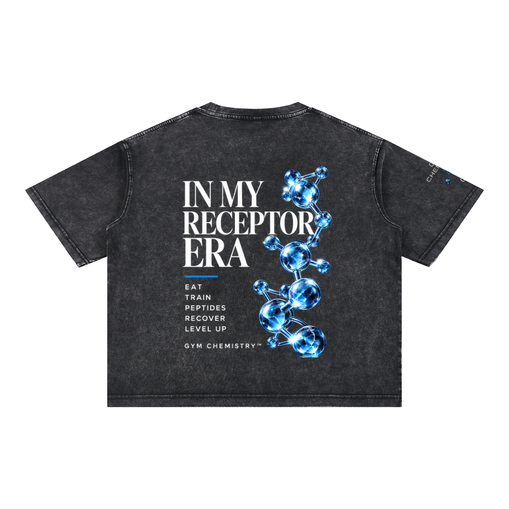 IN THE TRENCHES™ Mineral-Wash Boxy Tee — Black