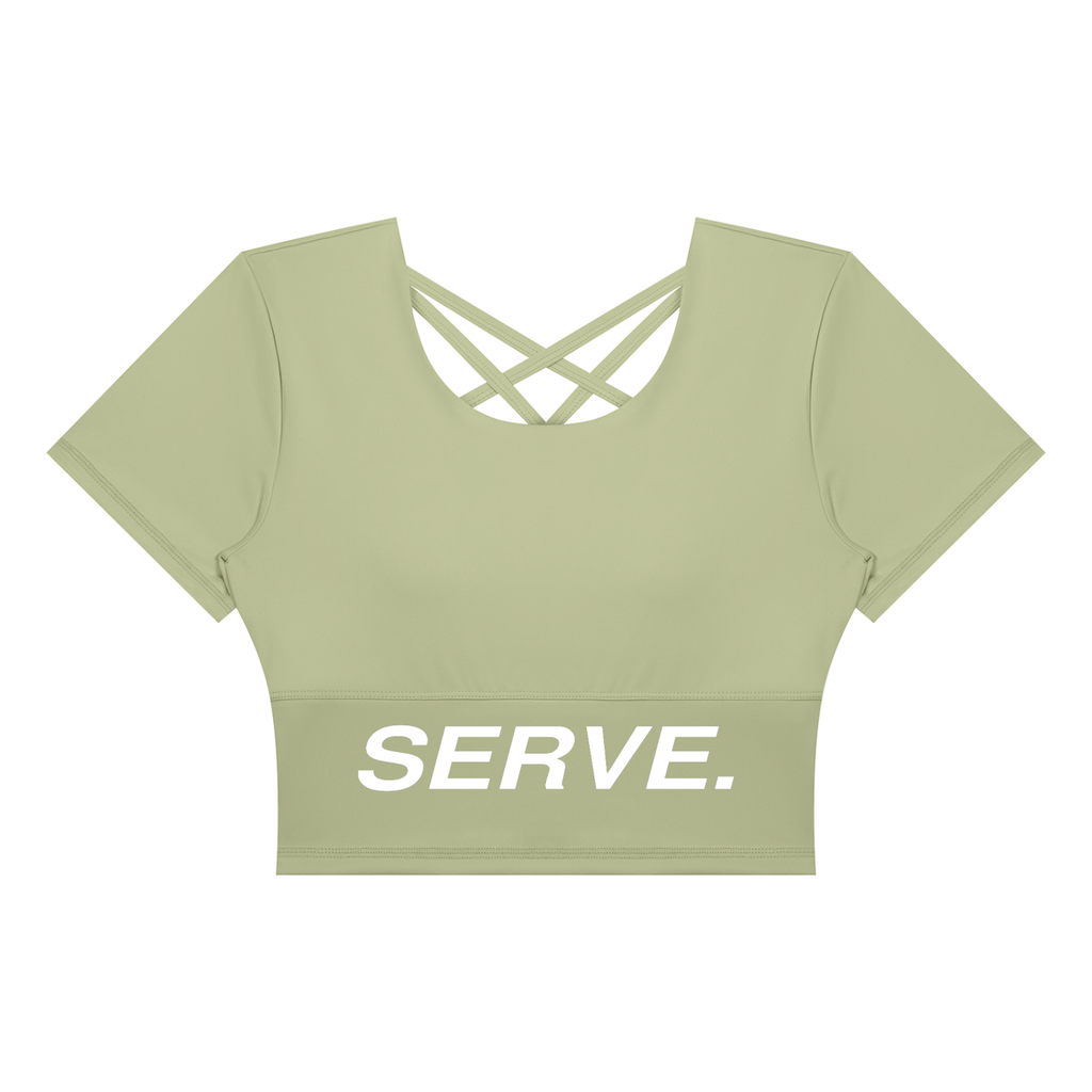 Women's Crop Yoga T-Shirt