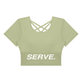 Women's Crop Yoga T-Shirt