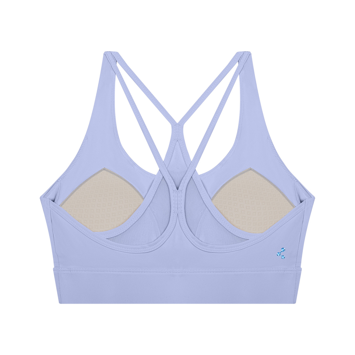 A Vibe™ Cropped Yoga Sport Bra — Lavender
