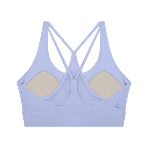 A Vibe™ Cropped Yoga Sport Bra — Lavender