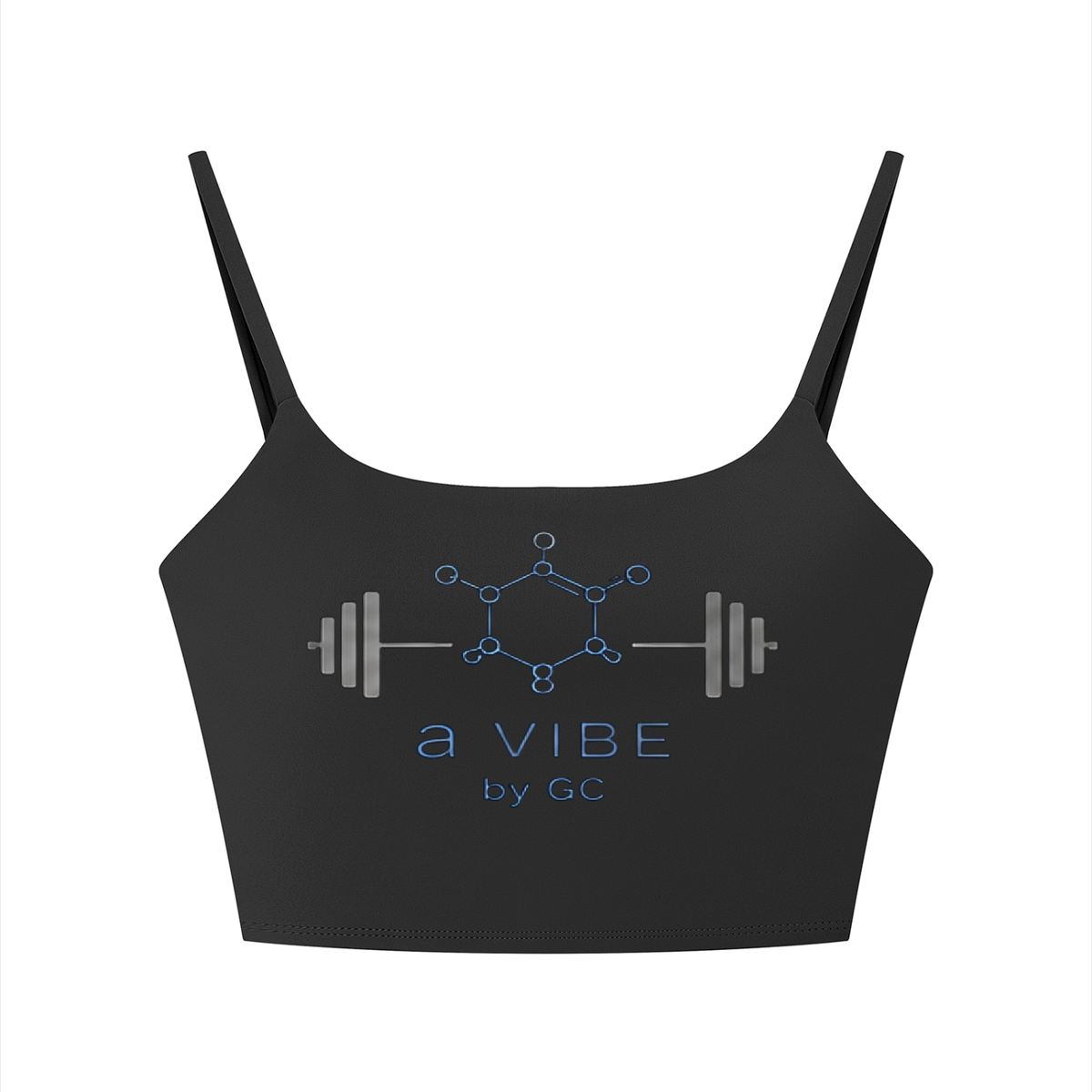 Gym Chemistry™ Core Formula Sports Bra — Black — primary product view