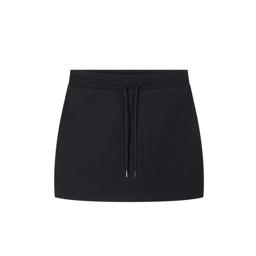 A Vibe™ Drawstring Skirt — Black