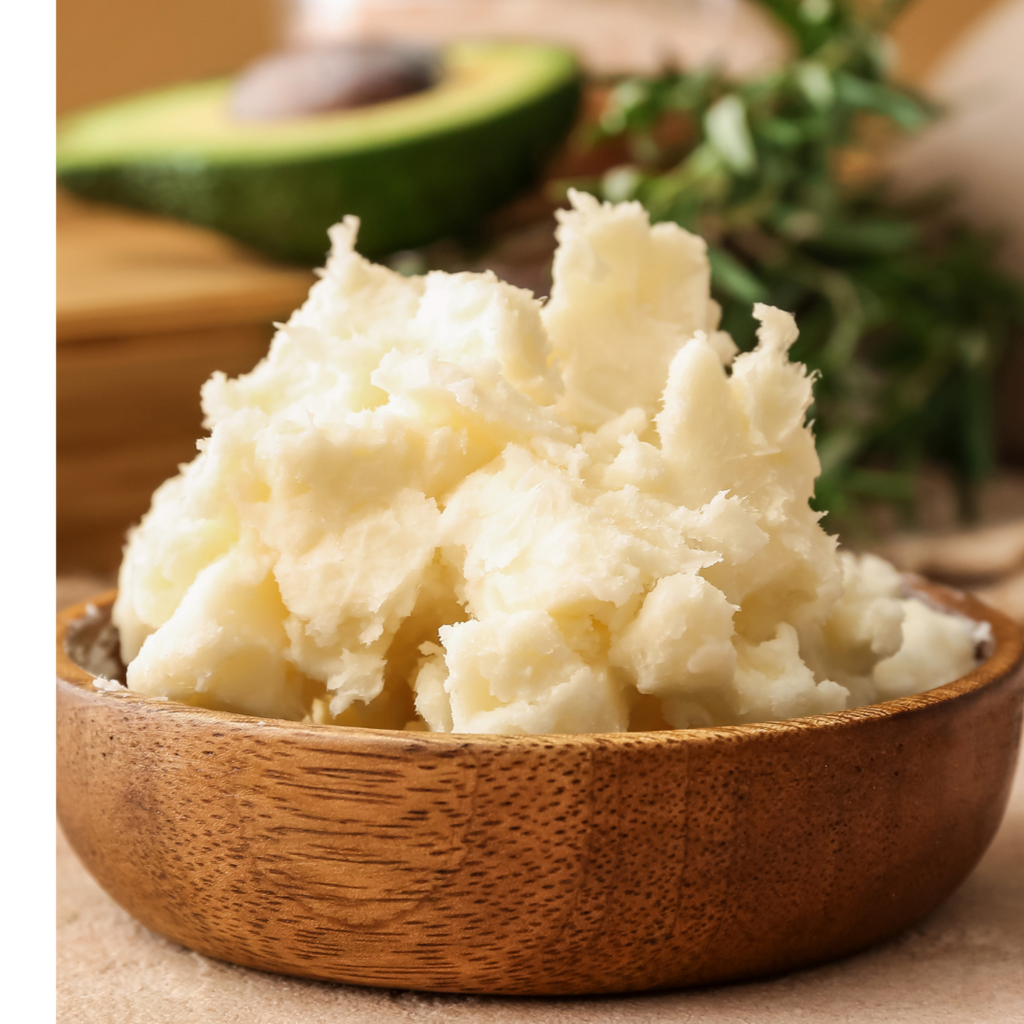 Included 4 oz raw yellow African shea butter