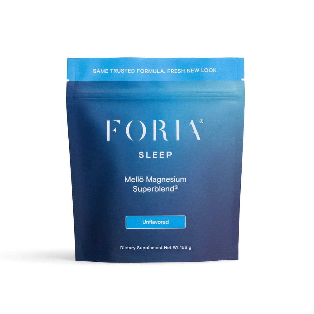 Included 30-serving Unflavored Mello Magnesium from Foria