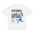 Peptides and Personal Records white Gym Chemistry shirt back