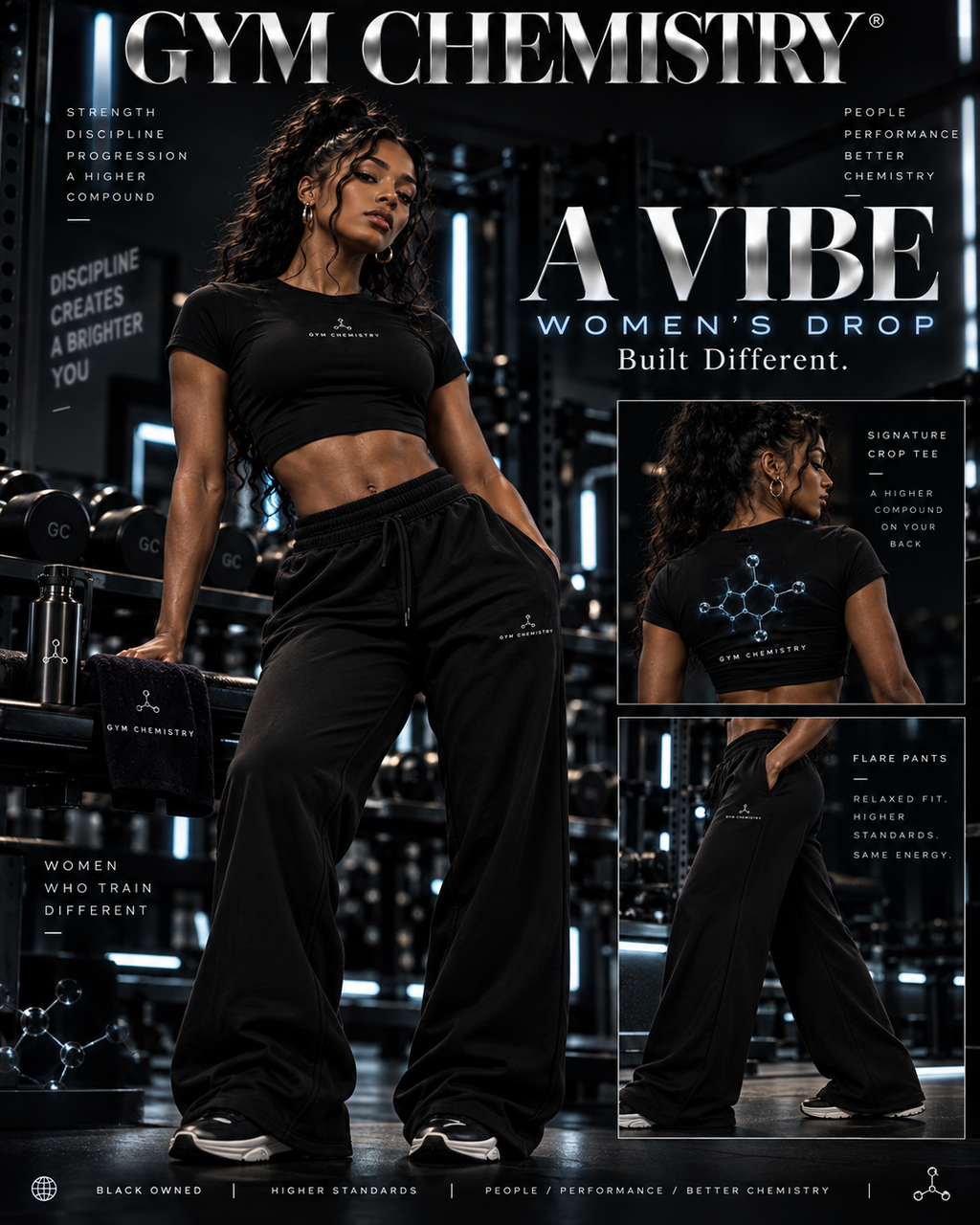 Gym Chemistry A Vibe Black-owned campaign