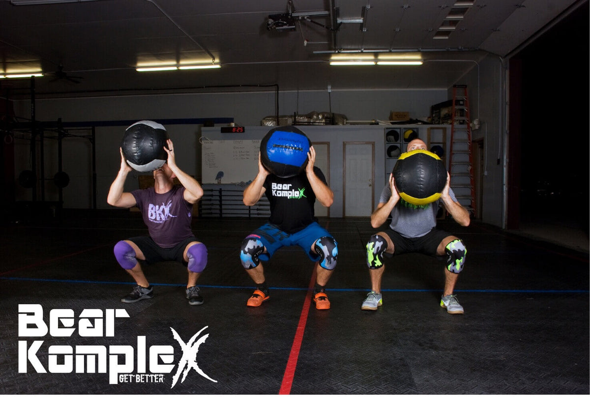Gym Chemistry Lift Support™ Bear KompleX Knee Sleeves — Stars & Stripes